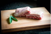 Pork belly squares from the Primrose Herd online shop and farm butchery