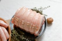 Pork Shoulder Boned and rolled from Primrose Herd butchery and online shop and rolled from Primrose Herd