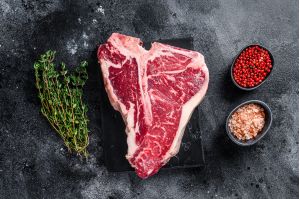 T bone steak from Primrose Herd butchery and online shop