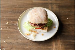 Pork and apple burgers from Primrose Herd butchery and online shop