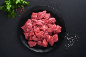 Diced beef from Primrose Herd butchery and online shop