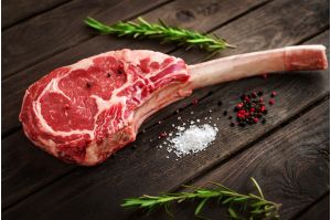 Beef tomahawk steak from Primrose Herd butchery and online shop